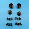 BOUTONS DE R&Eacute;GLAGE DE LA PO&Ecirc;LE 16 PCS ( 42 MM+6S+8S+6/8H) NOIR