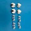 BOUTONS DE R&Eacute;GLAGE DE LA PO&Ecirc;LE 16 PCS 10029978 ( 42 MM+6S+8S+6/8H) ARGENT