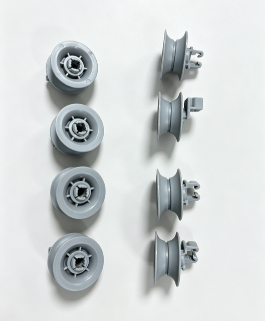 ROUES DU PANIER SUP&Eacute;RIEUR DU LAVE-VAISSELLE (8 PCS) 00611666 00165313
