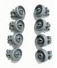 ROUES DU PANIER INF&Eacute;RIEUR DU LAVE-VAISSELLE (8 PCS) C00311316 481252888112