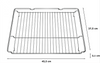 TABLETTE FIL POUR FOUR 00577170, 577170 455 X 375 CM